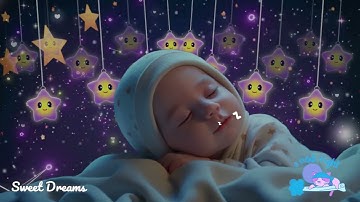 Baby Sleep Music🌙Baby Deep Sleep Fast💖Beat Insomnia🍼3 Minutes Trick💫Mozart & Brahms Lullabies