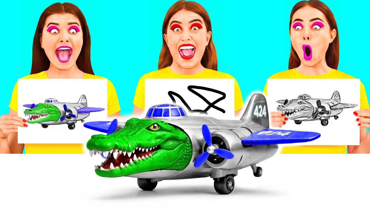 Кто Лучше Нарисует Предмет, Получит Его | Забавные Лайфхаки для Рисования от Fun Challenge