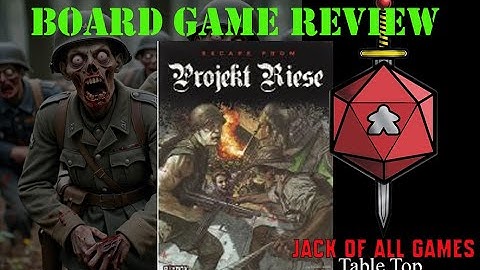 Board Game Review: Escape from Projekt Riese