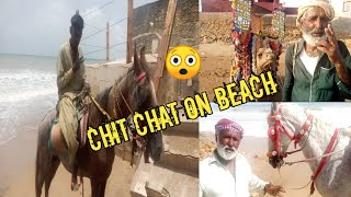 Chit Chat on Beach with Ghoray Wala & Ont Wala | Horse & Camel Owner