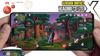 Xiaomi 13 Lite Genshin Impact Gaming test Update 2024 | Snapdragon 7 Gen 1, 120Hz Display