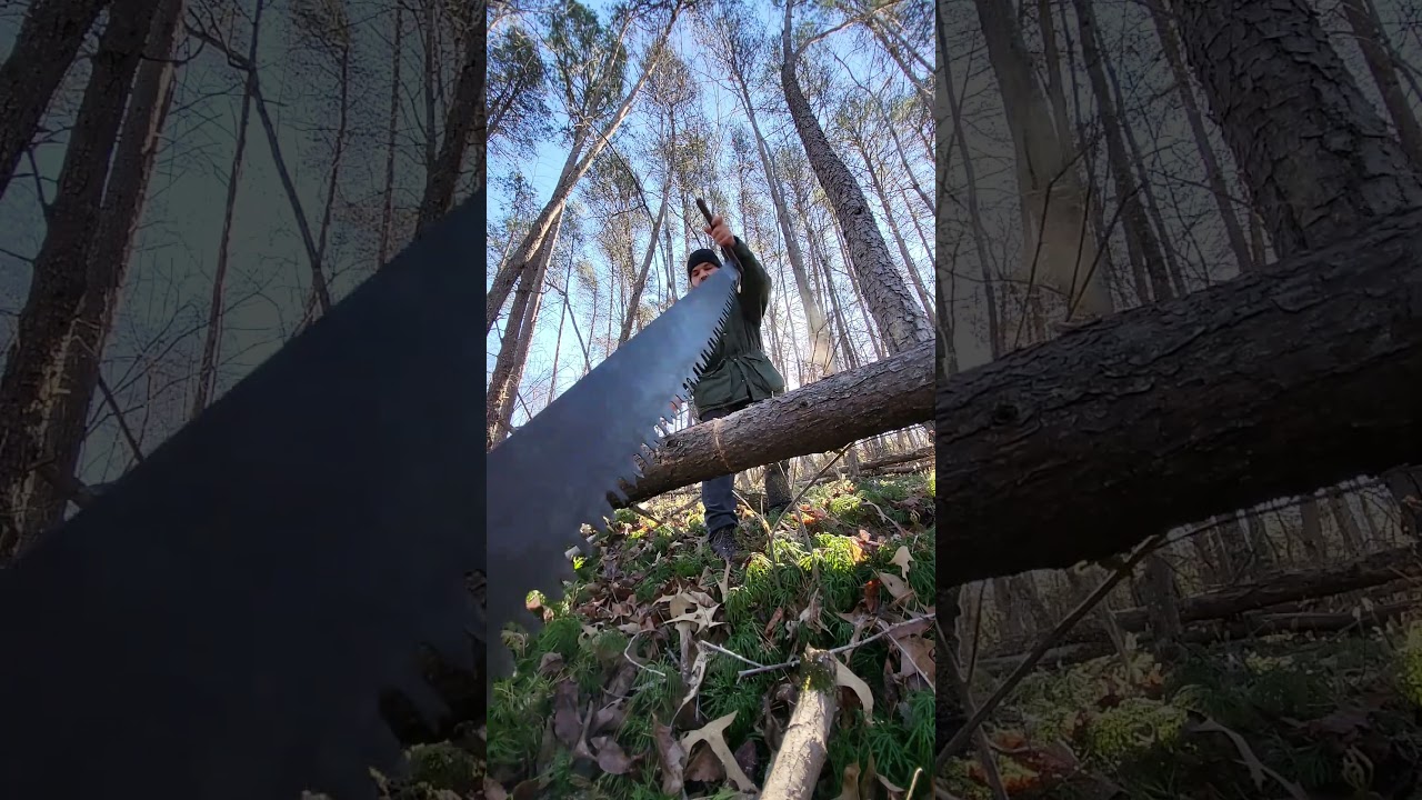 have you ever used one of these? am I doing it right? #bushcraft #fort #outdoors #camping