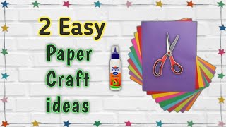 2 Easy Paper Craft Ideas 💡 DIY paper Flower 🌼 DIY ideas || Amazing crafts ideas