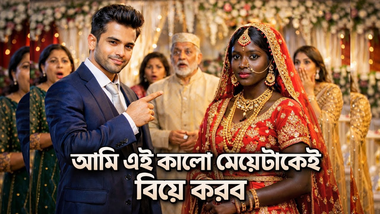 এই কালো মেয়েটাকেই বিয়ে করব!”—বিয়ের আসরে লন্ডন ফেরত ছেলের সিদ্ধান্তে স্তব্ধ সবাই 😱💍