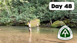 Day 48 - Taking a dip in Laurel Creek | AT Thru Hike 2024