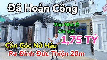 ✅ Bán Nhà Kế Chợ 50m 👉 Sổ Hồng Riêng Đã Hoàn Công, Khu Dân Cư Đông đường Đinh Đức Thiện