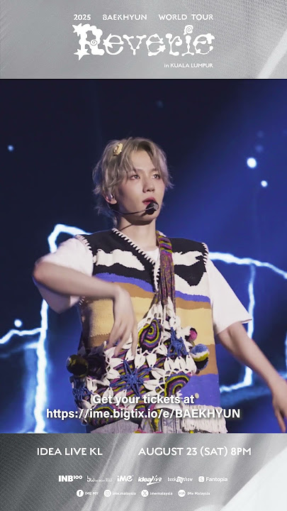 BAEKHYUN from EXO, is bringing his first-ever solo world tour to Malaysia!