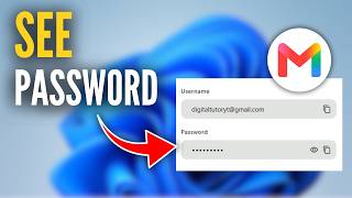 How To See Gmail Password In Laptop