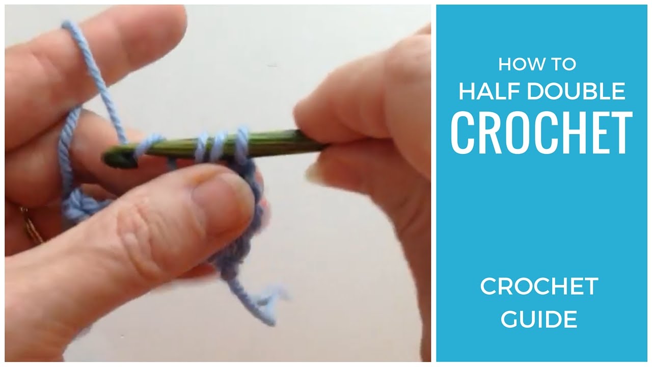 How to Half Double Crochet - hdc - YouTube
