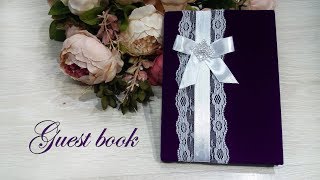 How to make wedding guest book very easy, DIY