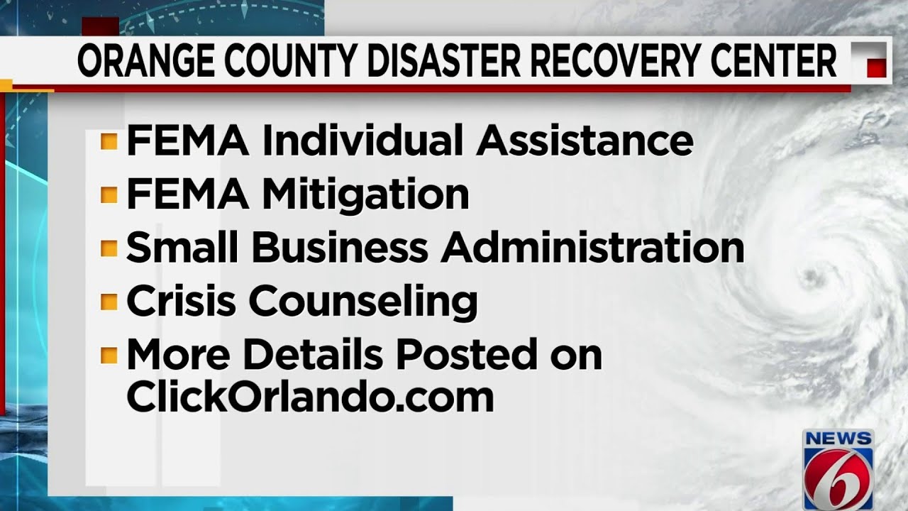 FEMA Disaster Recovery Center set to open for Orange County residents ...