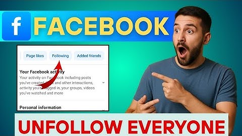 How to Unfollow Everyone on Facebook at Once (2025) | Unfollow Everyone on Facebook in One Click