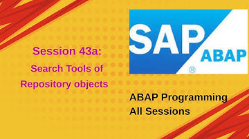 Session 43a Search Tools of Repository objects
