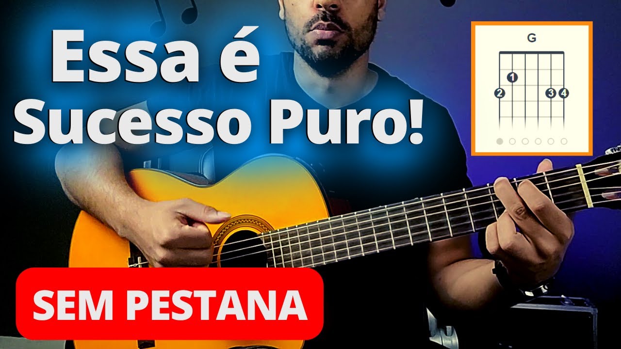 Como Tocar Amor De Violeiro No Violão, Eduardo Costa (Fácil e Sem Pestana, Apenas 4 Acordes)
