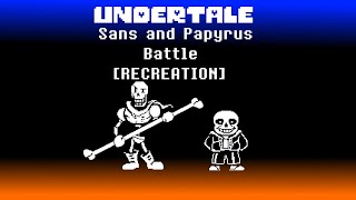 Undertale Sans and Papyrus Genocide fight remake (demo)