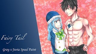 Fairy Tail - Gray x Juvia Speed Paint