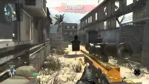 Black Ops Tomahawk Across the Map on Firing Range.