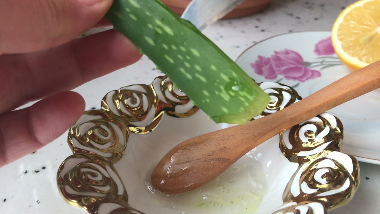 Aloe veradan en kolay ve en doal maske yapm