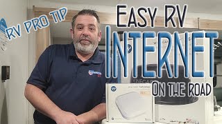 EASY RV INTERNET while on the road or in the campground! Winegard Air 360+