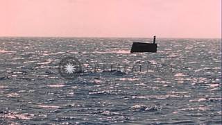 US Navy S2F aircraft firing rockets and depth charges HD Stock Footage