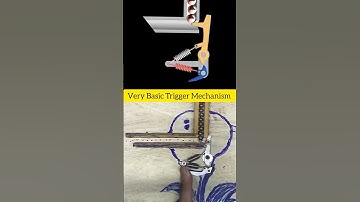 Very Basic Trigger Mechanism!! | Mechanical Mechanism| #chairidesign #engineering #technology