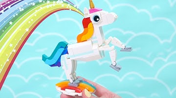 A rainbow unicorn? Life doesn’t get better than this🦄 Lego build & review