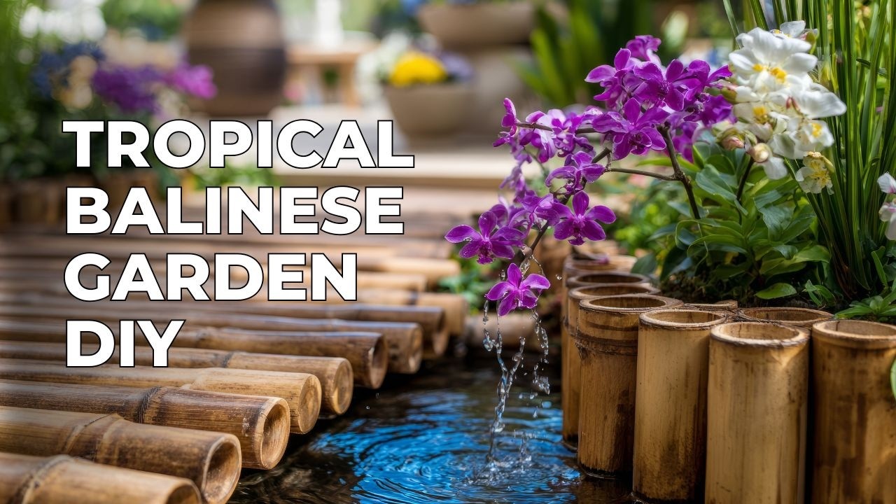 How to Make a Beautiful Garden 2026 with a Balinese Bamboo Walkway for Small Yards