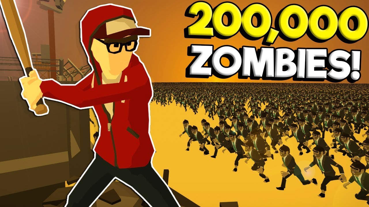 200 000 Zombies Swarm Military Base Swarmz Zombie Survival Game Youtube - protext the shop zombie game roblox