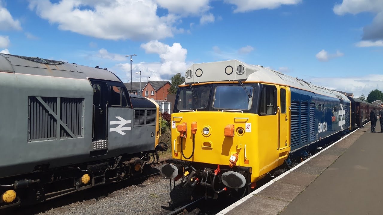 Severn Valley Railway D4100, D9551, 37263 & 50033 27/05/2024 - YouTube
