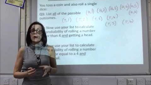 D6 - Listing Outcomes & Sample Space