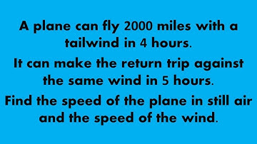 How to Write a Systems of Equations and Solve the System of Equations (a MATH 1010 Problem)