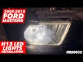 2005-2012 FORD MUSTANG H13 LED LIGHTS INSTALLATION