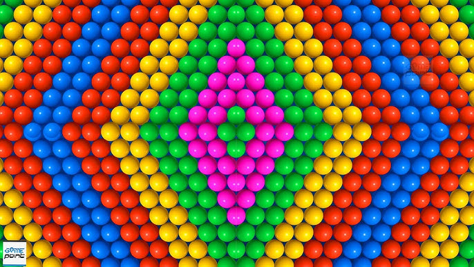 Bubble Shooter Rainbow Shoot & Pop Puzzle Level 101 - 107 🌈 