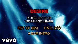 Video thumbnail of "Years & Years - Desire (Karaoke)"