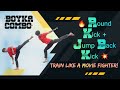 Yuri Boyka Combo | Round Kick + Jump Back Kick Tutorial