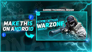 How To Make Gaming Thumbnail On Android | Thumbnail Design Tutorial | In Pixellab | SL PC USER