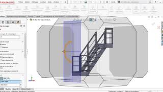 Stair way with Solidworks