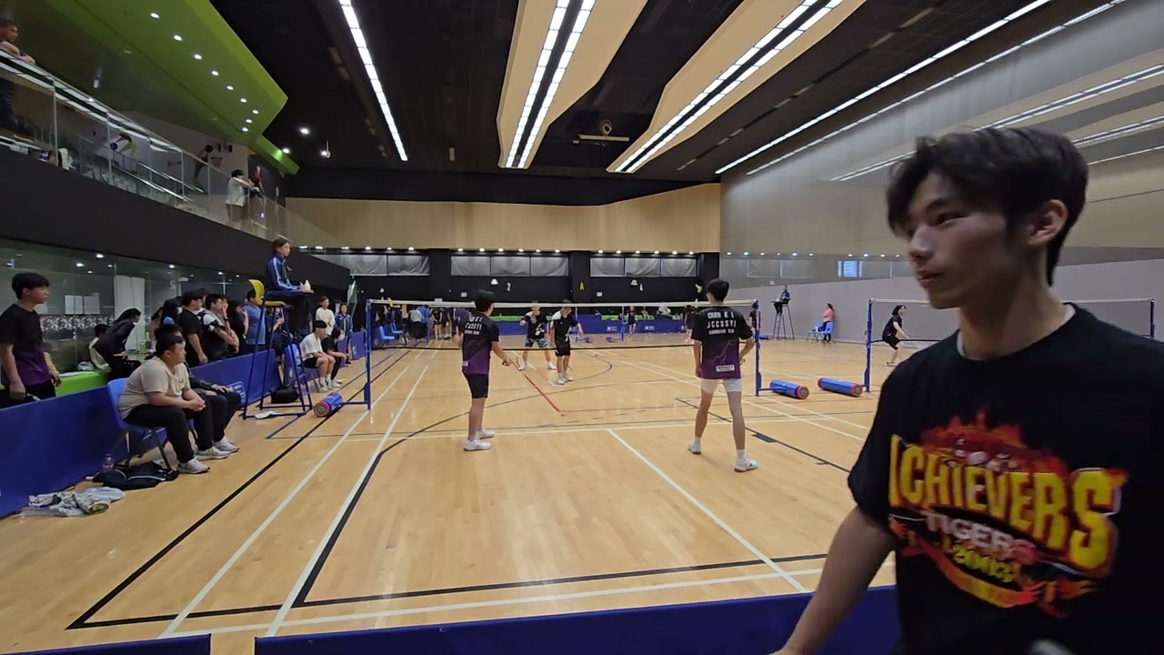 2024-25元朗中學羽毛球決賽(西英：裘錦秋)4雙@灝