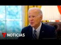 Biden habla con familias de estadounidenses rehenes de Hamas | Noticias Telemundo