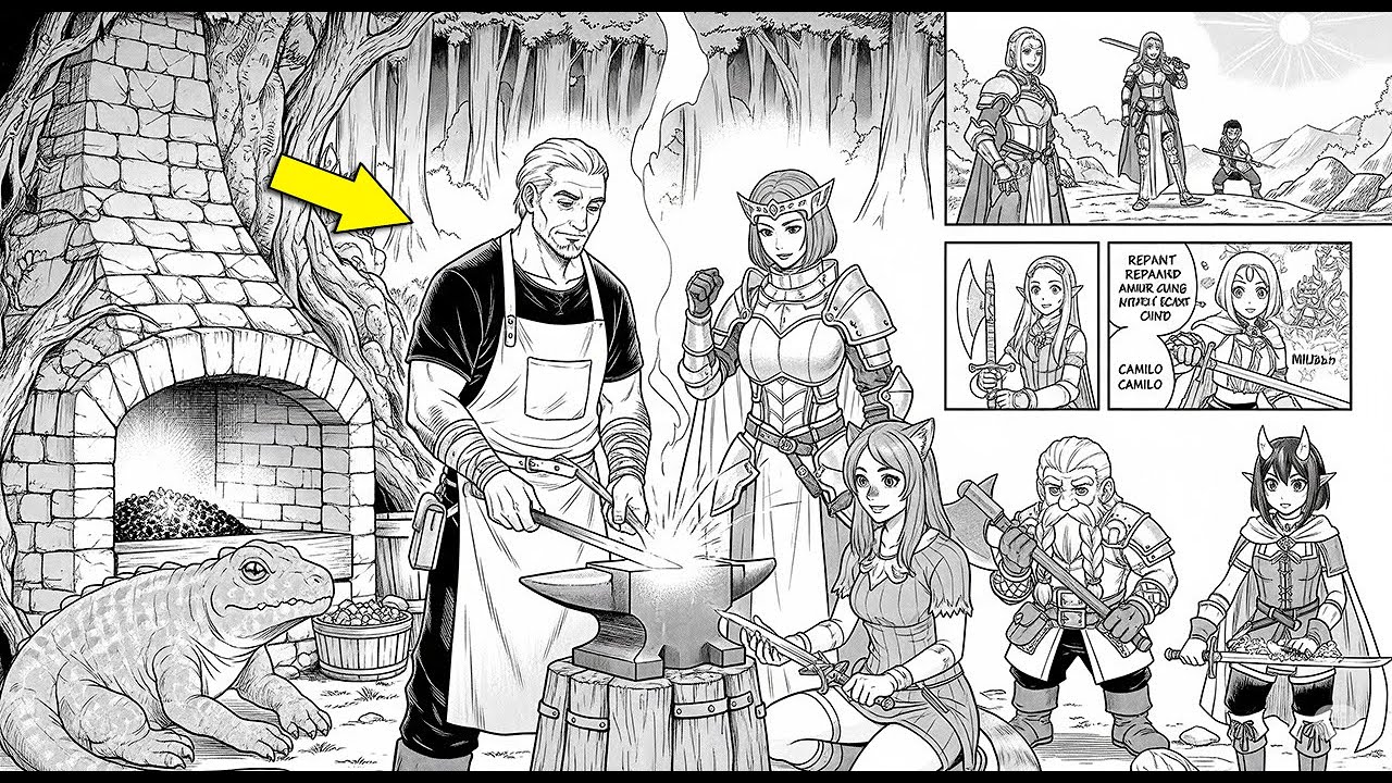 ¡REENCARNADO Como un HERRERO LEGENDARIO en un MUNDO de FANTASÍA! - Resumen Manhwa