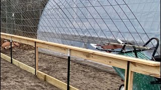 How To Build A Strong Cattle Panel Greenhouse ~ Step Two