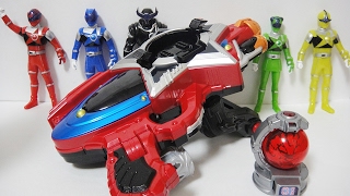 宇宙戦隊キュウレンジャー DXセイザブラスター シシキュータマ/オオカミ/オウシ/カメレオン/カジキ 変身 音声 レビュー dx Kyurenger