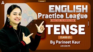 English Practice League | Tense | Bank Exam English by Parneet Kaur | #21