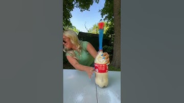 Exploding Coke Experiment!! 💗🤩🥤#shorts #coke #explosion