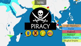 The History of Piracy  Summary on a Map