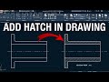 How to add Hatch Pattern in AutoCAD |