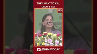 'They Want To Kill Delhi's CM' Slams Arvind Kejriwal's Wife Sunita Kejriwal At INDIA Bloc's Rally