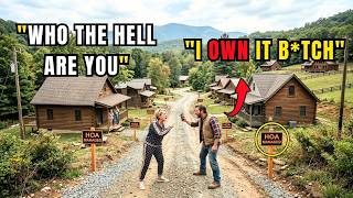 I Built a Private Road — HOA Put Up Signs, Then the Sheriff Removed Them on Camera