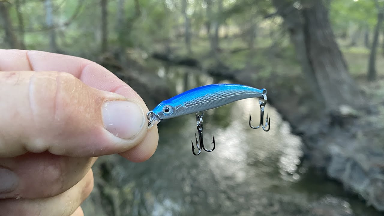 OZARK TRAIL! Jerkbait. Will This Cheap Lure Catch Them? Finesse Creek Fishing for Bass on a Budget
