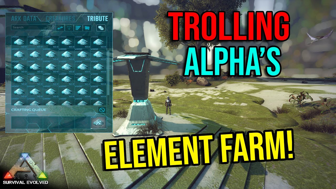 Trolling The Alpha's Element Farm! | Official Small Tribes | ARK: Survival Evolved Ep 17